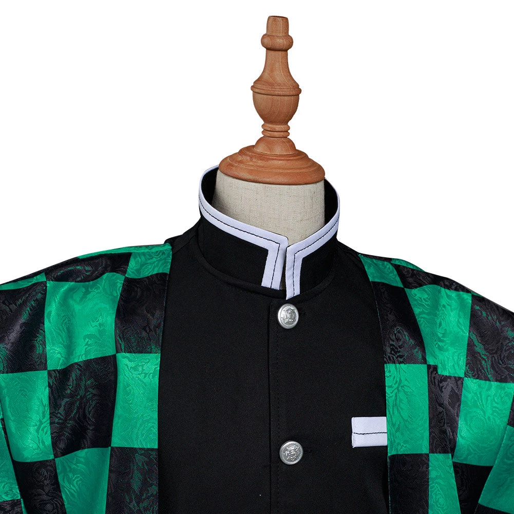 NewCosplay New Arrivals Demon Slayer: Kimetsu No Yaiba Kamado Tanjirou Kids Children Kimono Cosplay Costume 10 NewCosplay New Arrivals Demon Slayer: Kimetsu No Yaiba Kamado Tanjirou Kids Children Kimono Cosplay Costume