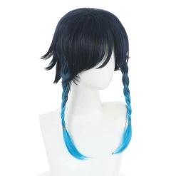 NewCosplay Game Genshin Impact Venti Heat Resistant Synthetic Hair Carnival Halloween Party Props Cosplay Wig