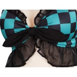 NewCosplay Anime Demon Slayer Kamado Tanjirou Swimwear Outfits Halloween Carnival Suit Cosplay Costume 21 NewCosplay Anime Demon Slayer Kamado Tanjirou Swimwear Outfits Halloween Carnival Suit Cosplay Costume