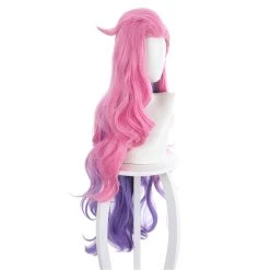 NewCosplay League Of Legends LOL KDA Groups Seraphine Carnival Halloween Party Props Cosplay Wig