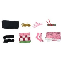 NewCosplay Demon Slayer Kamado Nezuko Adult Kimono Anime Cosplay Outfits Halloween Carnival Suit