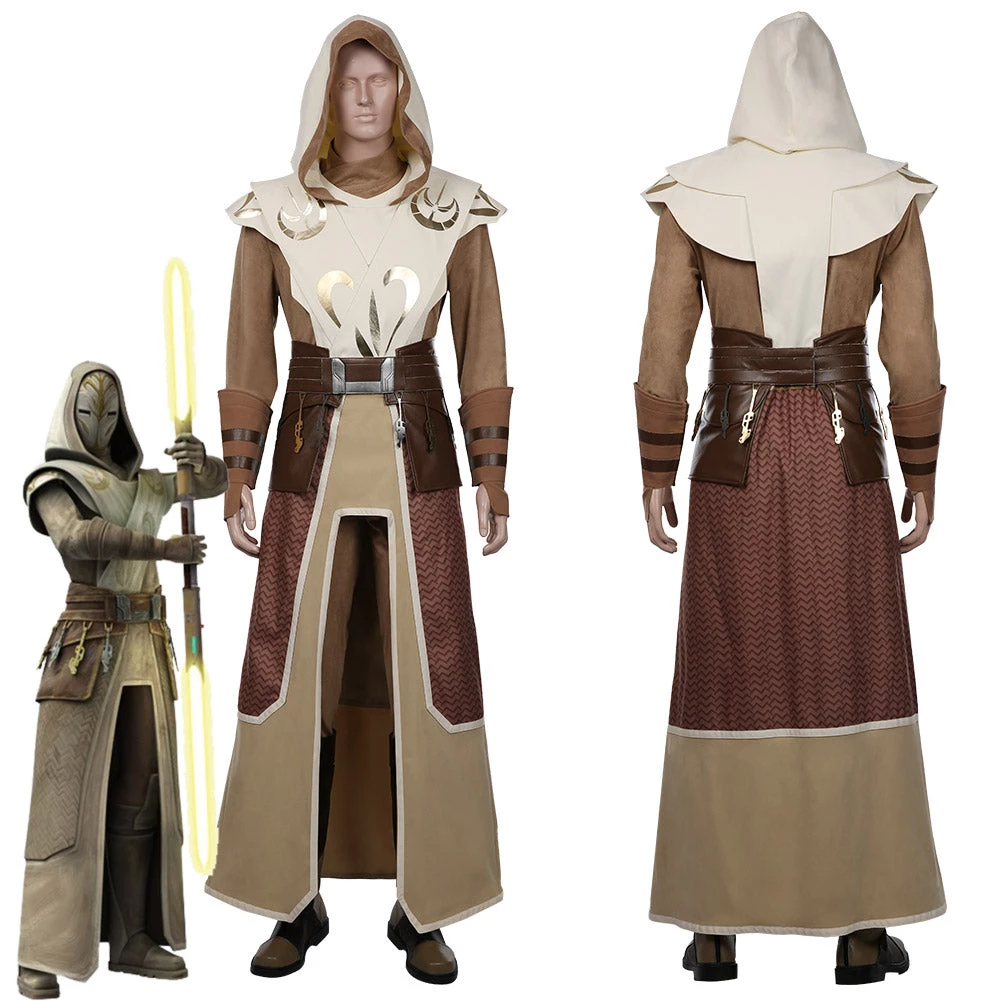 NewCosplay Star Wars: The Clone Wars-Jedi Temple Guard Coat Uniform Outfits Halloween Carnival Suit Cosplay Costume 3 NewCosplay Star Wars: The Clone Wars-Jedi Temple Guard Coat Uniform Outfits Halloween Carnival Suit Cosplay Costume