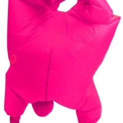 NewCosplay Among Us Adult Size Inflatable Costume Full Body Jumpsuit Pink Version