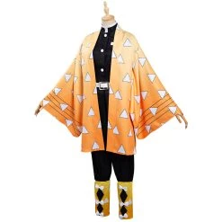 NewCosplay Demon Slayer: Kimetsu No Yaiba Agatsuma Zenitsu Kimono Comic Con Cosplay Costume New Arrivals 13 NewCosplay Demon Slayer: Kimetsu No Yaiba Agatsuma Zenitsu Kimono Comic Con Cosplay Costume New Arrivals
