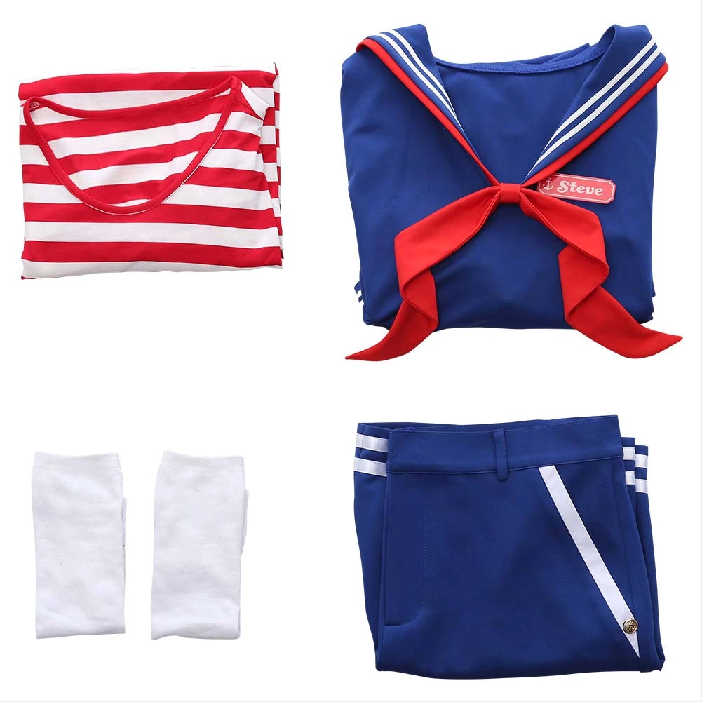 NewCosplay Stranger Things Season 3 Steve Harrington Cosplay Costume 14 NewCosplay Stranger Things Season 3 Steve Harrington Cosplay Costume