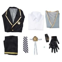 NewCosplay Twisted-Wonderland Azul/Floyd/Jade Uniform Outfit Halloween Carnival Costume Cosplay Costume