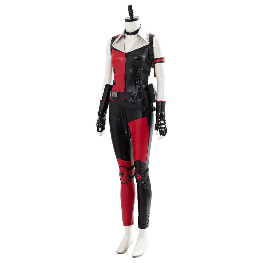 NewCosplay New Arrivals Mortal Kombat 11 Cassie Cage Harley Quinn Skin Halloween Suit Outfit Cosplay Costume 5 NewCosplay New Arrivals Mortal Kombat 11 Cassie Cage Harley Quinn Skin Halloween Suit Outfit Cosplay Costume