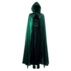 NewCosplay New Arrivals Emerald Sorceress Cloak Dress Outfits Halloween Carnival Suit Cosplay Costume