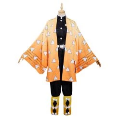 NewCosplay Demon Slayer: Kimetsu No Yaiba Agatsuma Zenitsu Kimono Comic Con Cosplay Costume New Arrivals 12 NewCosplay Demon Slayer: Kimetsu No Yaiba Agatsuma Zenitsu Kimono Comic Con Cosplay Costume New Arrivals