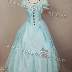 NewCosplay Tim Burton's Alice In Wonderland Alice Blue Dress Costume New Arrivals