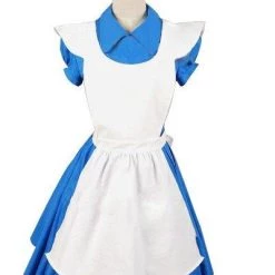 NewCosplay Alice In Wonderland Movie Blue Alice Dress Costume New Arrivals