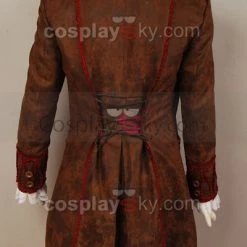 NewCosplay Alice In Wonderland Johnny Depp Mad Hatter Jacket Costume