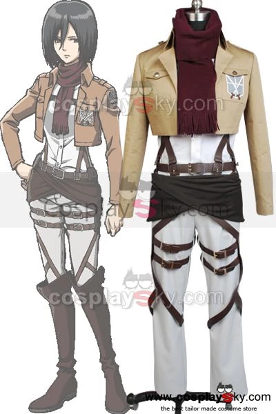 NewCosplay New Arrivals Shingeki No Kyojin Attack On Titan Mikasa Ackerman Cosplay Costume 4 NewCosplay New Arrivals Shingeki No Kyojin Attack On Titan Mikasa Ackerman Cosplay Costume