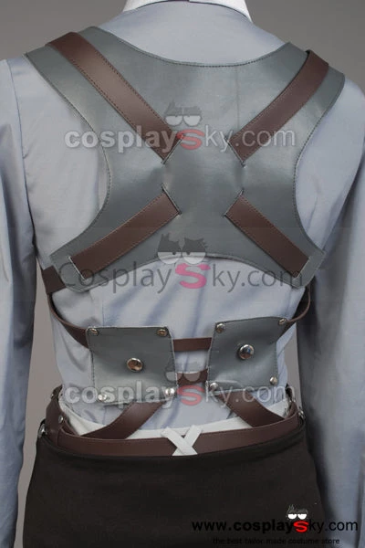 NewCosplay Attack On Titan Shingeki No Kyojin Scouting Legion Rivaille With Cape Cosplay Costume 9 NewCosplay Attack On Titan Shingeki No Kyojin Scouting Legion Rivaille With Cape Cosplay Costume