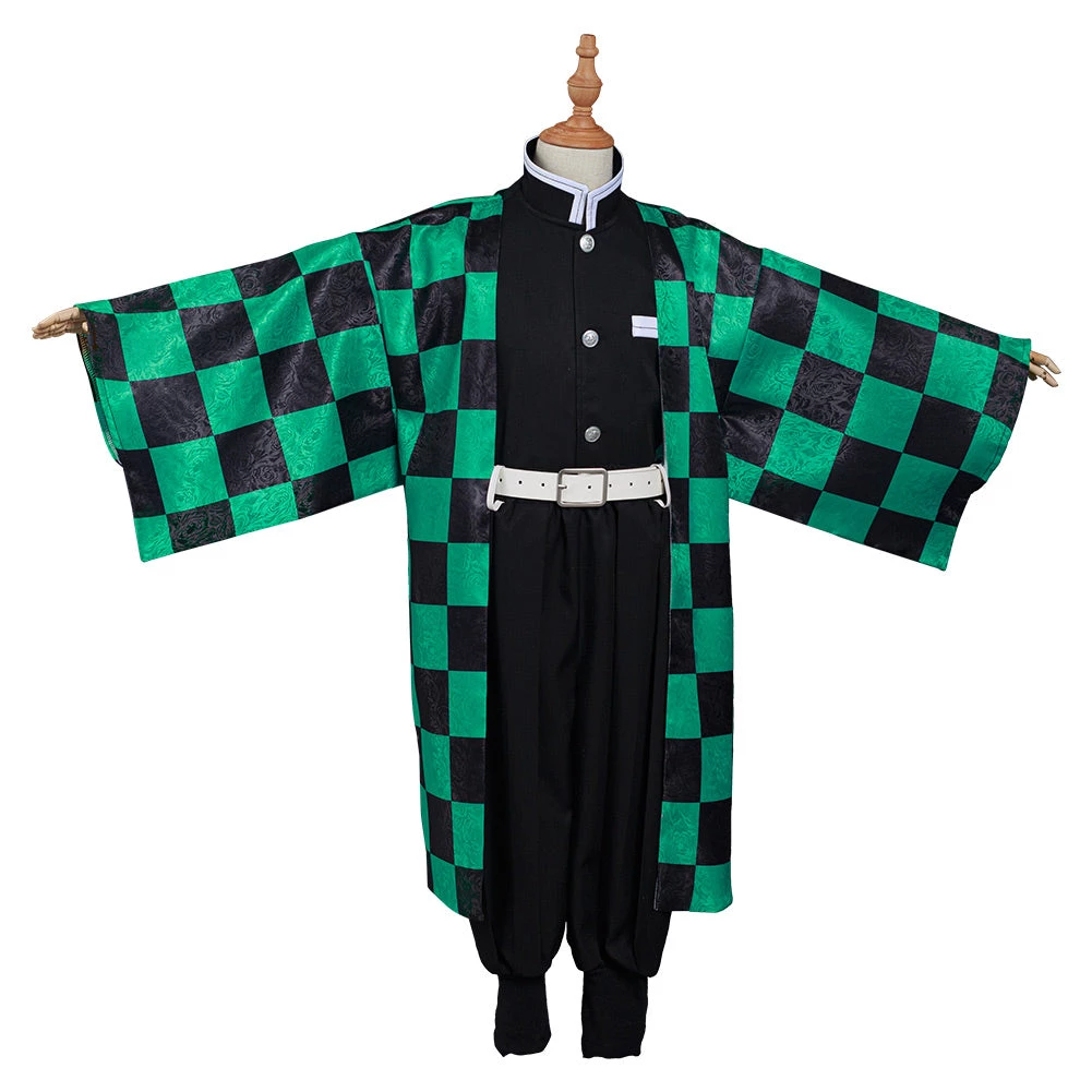 NewCosplay New Arrivals Demon Slayer: Kimetsu No Yaiba Kamado Tanjirou Kids Children Kimono Cosplay Costume 7 NewCosplay New Arrivals Demon Slayer: Kimetsu No Yaiba Kamado Tanjirou Kids Children Kimono Cosplay Costume