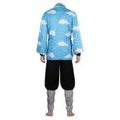 NewCosplay New Arrivals Demon Slayer Kimetsu No Yaiba : Hinokami Kepputan Urokodaki Sakonji Cosplay Costume