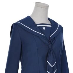 NewCosplay Houkago Teibou Nisshi/Diary Of Our Days At The Breakwater Hina Tsurugi JK Uniform Sailor Suit Cosplay Costume
