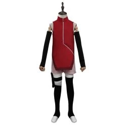 NewCosplay NARUTO Boruto Sarada Uchiha Kids Children Outfit Halloween Carnival Suit Cosplay Costume
