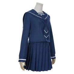 NewCosplay Houkago Teibou Nisshi/Diary Of Our Days At The Breakwater Hina Tsurugi JK Uniform Sailor Suit Cosplay Costume