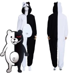 NewCosplay New Arrivals Danganronpa Monokuma And Monomi Pajamas Sleepwear Cosplay Costume