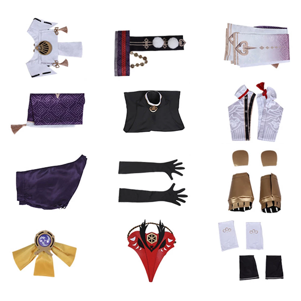NewCosplay New Arrivals Genshin Impact Kujo Sara Outfits Halloween Carnival Suit Cosplay Costume 7 NewCosplay New Arrivals Genshin Impact Kujo Sara Outfits Halloween Carnival Suit Cosplay Costume