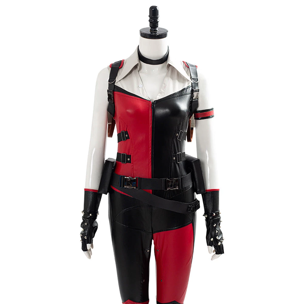 NewCosplay New Arrivals Mortal Kombat 11 Cassie Cage Harley Quinn Skin Halloween Suit Outfit Cosplay Costume 8 NewCosplay New Arrivals Mortal Kombat 11 Cassie Cage Harley Quinn Skin Halloween Suit Outfit Cosplay Costume
