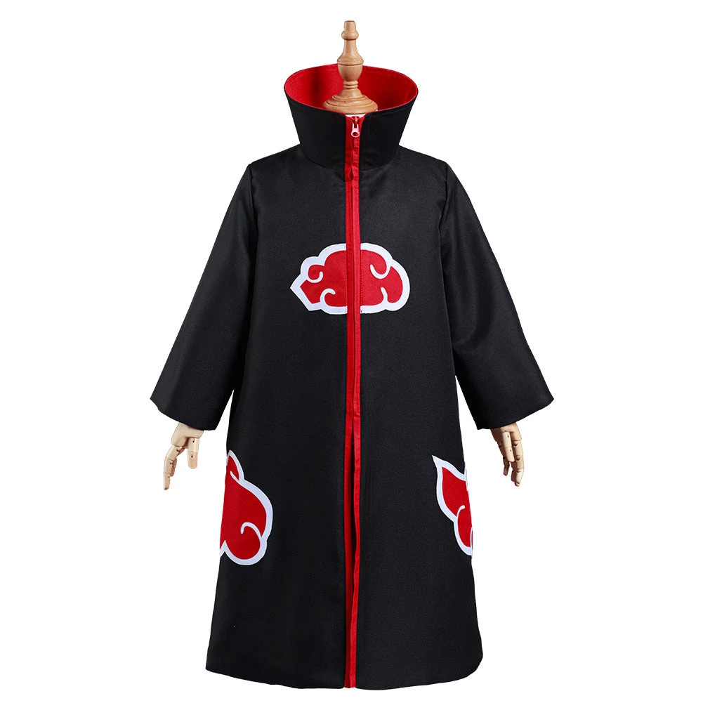 NewCosplay Naruto Akatsuki Kids Children Zip Up Coat Halloween Carnival Suit Cosplay Costume New Arrivals 4 NewCosplay Naruto Akatsuki Kids Children Zip Up Coat Halloween Carnival Suit Cosplay Costume New Arrivals