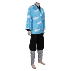 NewCosplay New Arrivals Demon Slayer Kimetsu No Yaiba : Hinokami Kepputan Urokodaki Sakonji Cosplay Costume