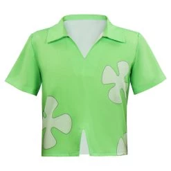 NewCosplay The Patrick Star Show Patrick Star Kids Children Short Sleeve Shirt Cosplay Costume