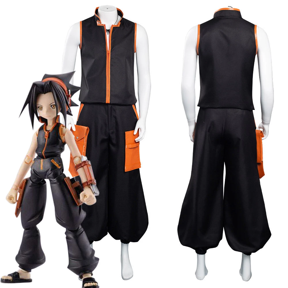 NewCosplay Shaman King The Super Star Yoh Asakura Halloween Carnival Suit Cosplay Costume 3 NewCosplay Shaman King The Super Star Yoh Asakura Halloween Carnival Suit Cosplay Costume