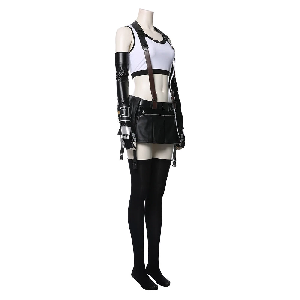 NewCosplay New Arrivals Final Fantasy VII FF7 Remake Tifa Lockhart Cosplay Costume Full Set Game Costume Outfits 7 NewCosplay New Arrivals Final Fantasy VII FF7 Remake Tifa Lockhart Cosplay Costume Full Set Game Costume Outfits