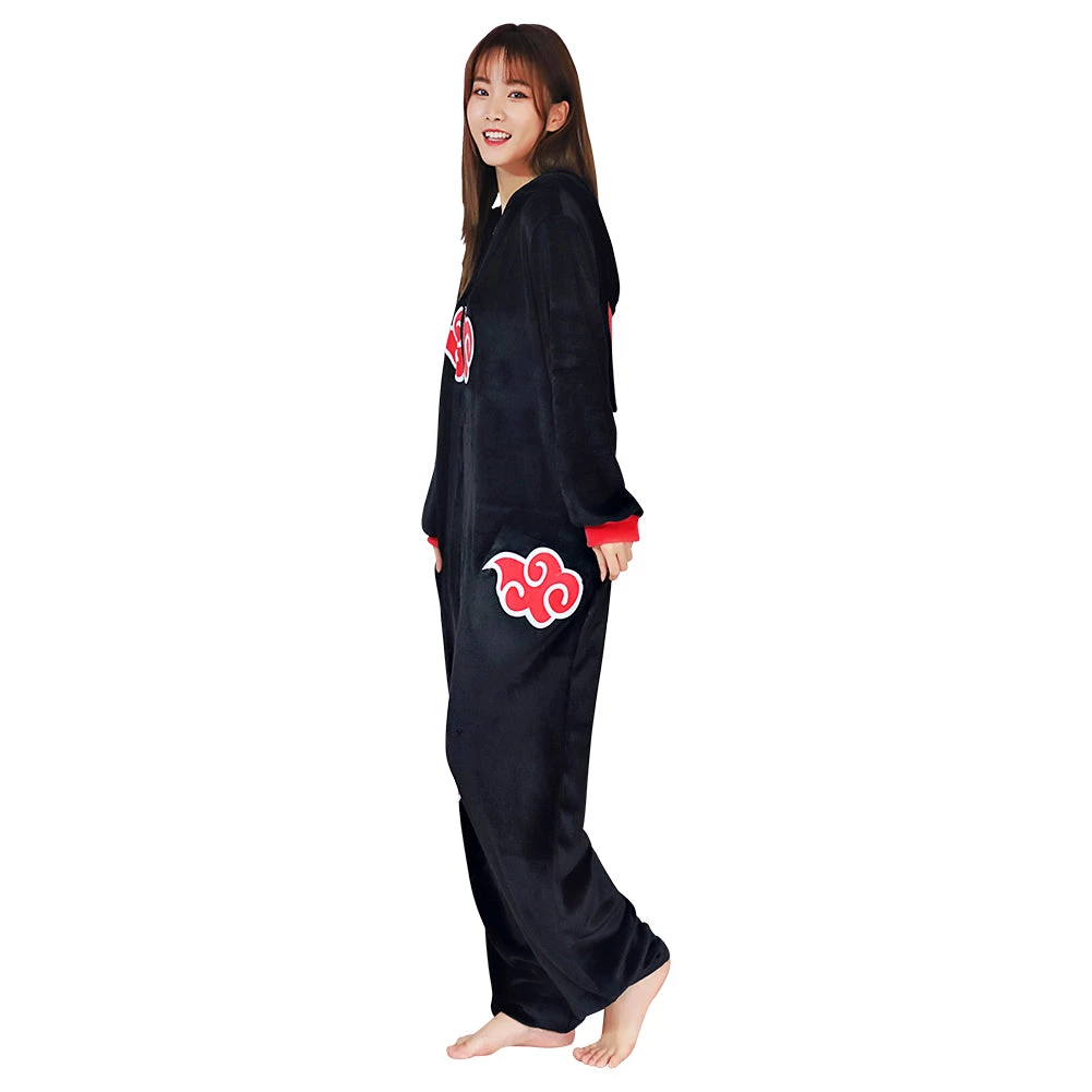 NewCosplay Naruto Akatsuki Cloud Pajama Adult Unisex Sleepwear Cosplay Costume New Arrivals 9 NewCosplay Naruto Akatsuki Cloud Pajama Adult Unisex Sleepwear Cosplay Costume New Arrivals