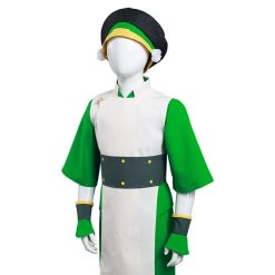 NewCosplay New Arrivals Avatar: The Last Airbender Toph Bengfang Vest Pants Cosplay Costume For Kids Children 18 NewCosplay New Arrivals Avatar: The Last Airbender Toph Bengfang Vest Pants Cosplay Costume For Kids Children