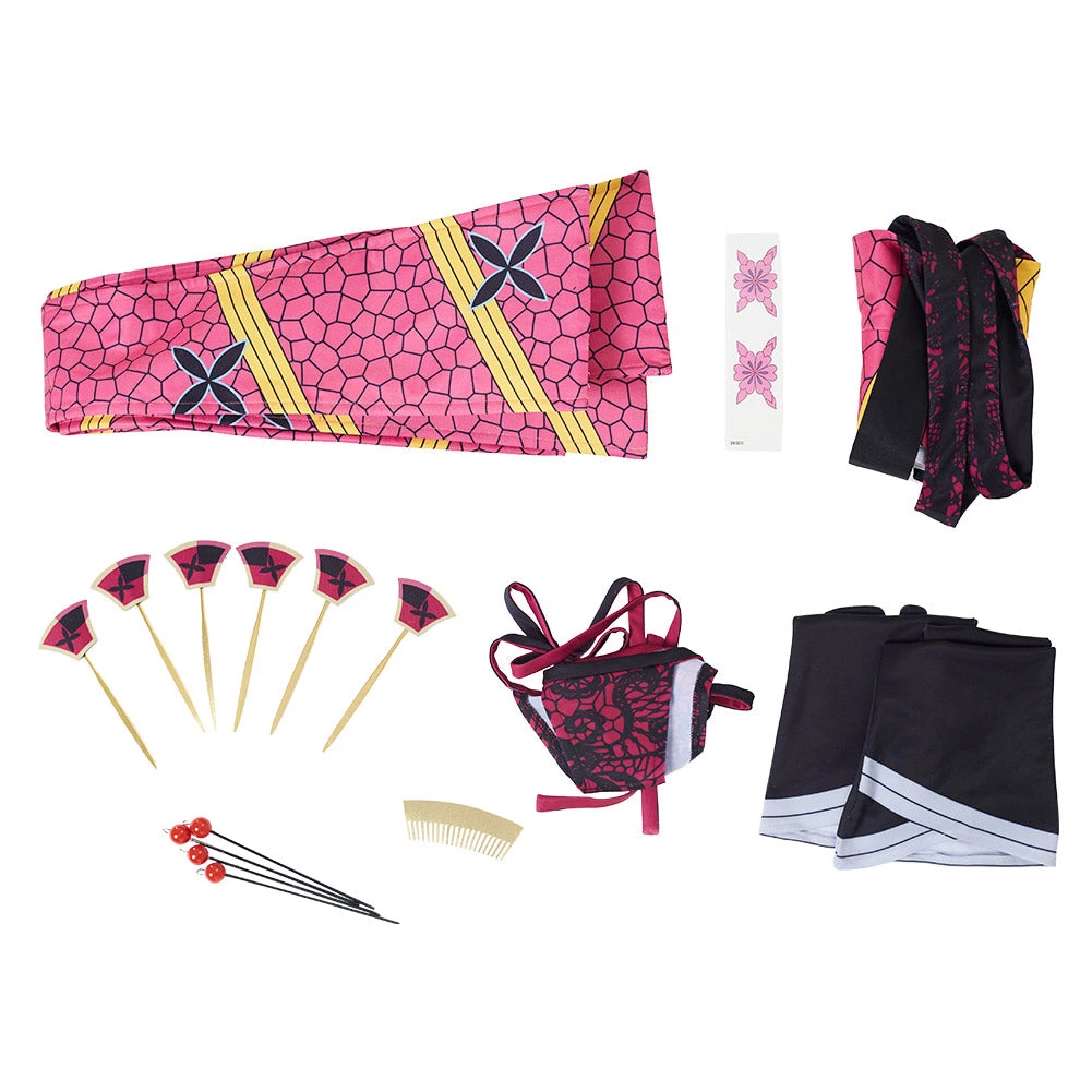 NewCosplay Demon Slayer: Kimetsu No Yaiba Entertainment District Arc - Daki Cosplay Costume 12 NewCosplay Demon Slayer: Kimetsu No Yaiba Entertainment District Arc - Daki Cosplay Costume