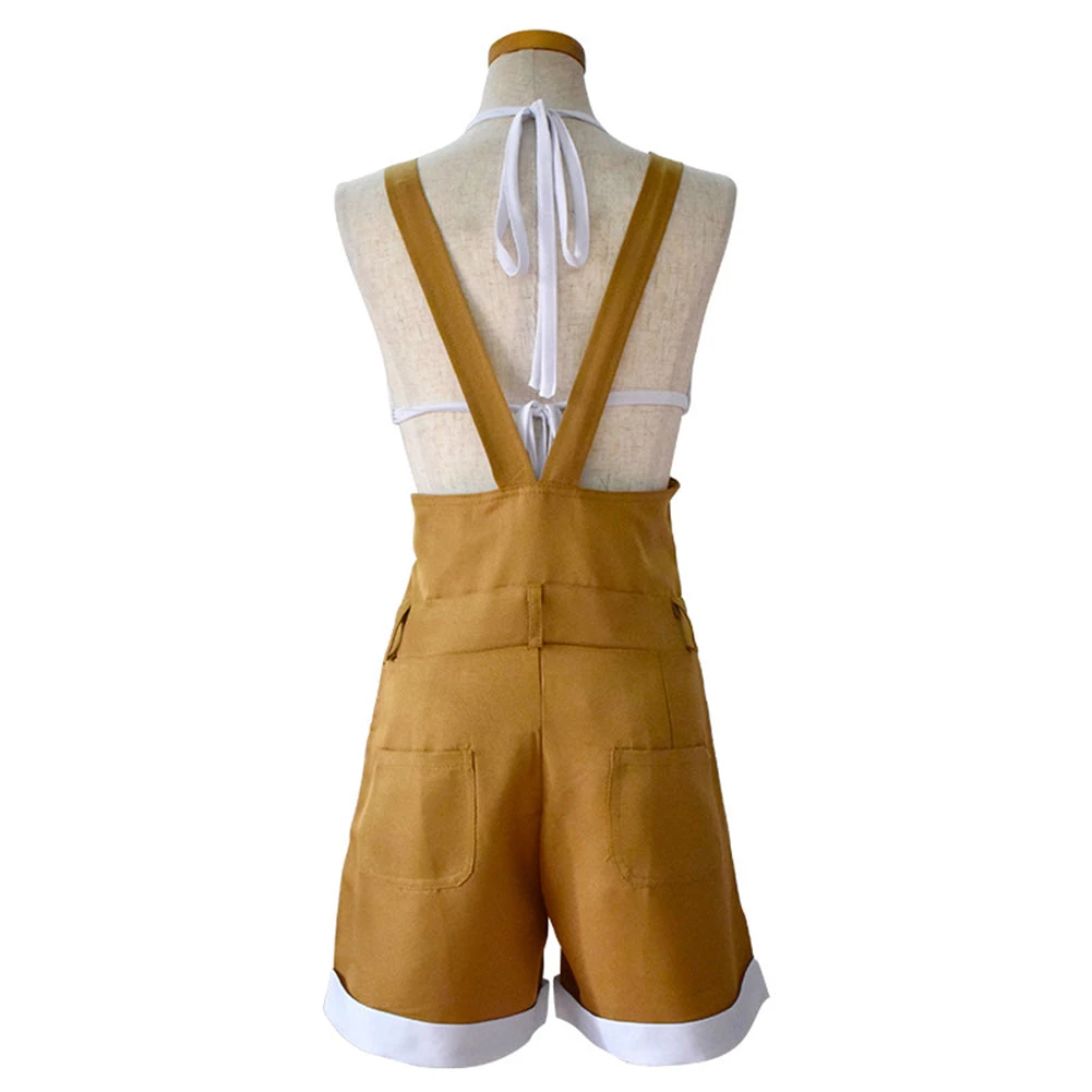 NewCosplay New Arrivals One Piece Nami Overall Shorts Halloween Carnival Suit Cosplay Costume 6 NewCosplay New Arrivals One Piece Nami Overall Shorts Halloween Carnival Suit Cosplay Costume