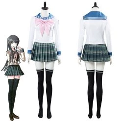 NewCosplay Danganronpa 3 SAYAKA MAIZONO Women Uniform Dress Outfit Halloween Carnival Costume Cosplay Costume New Arrivals