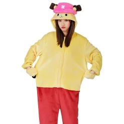 NewCosplay New Arrivals Anime One Piece ·Chopper Pajama Adult Unisex Onesies Polyester Sleepwear Pyjamas Halloween Carnival Costume Cosplay Costume 23 NewCosplay New Arrivals Anime One Piece ·Chopper Pajama Adult Unisex Onesies Polyester Sleepwear Pyjamas Halloween Carnival Costume Cosplay Costume