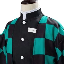 NewCosplay Kids Children Demon Slayer: Kimetsu No Yaiba Kamado Tanjirou Cosplay Costume New Arrivals