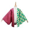 NewCosplay Demon Slayer: Kimetsu No Yaiba Tomioka Giyuu Kids Children Kimono Coat Cosplay Costume