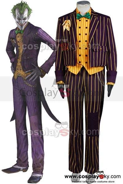 NewCosplay Batman Arkham Asylum Joker Coat Suit Cosplay Costume New Arrivals 5 NewCosplay Batman Arkham Asylum Joker Coat Suit Cosplay Costume New Arrivals