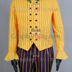 NewCosplay Batman Arkham Asylum Joker Coat Suit Cosplay Costume New Arrivals 13 NewCosplay Batman Arkham Asylum Joker Coat Suit Cosplay Costume New Arrivals