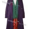 NewCosplay New Arrivals Batman Dark Knight Joker Purple Long Trench Coat Halloween Costume Cosplay