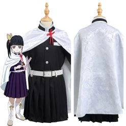 NewCosplay Demon Slayer: Kimetsu No Yaiba Tsuyuri Kanawo Kids Children Girls Halloween Cosplay Costume New Arrivals