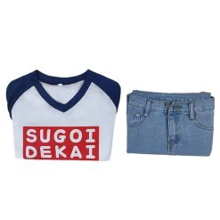 NewCosplay Anime Uzaki-chan Wants To Hang Out! Uzaki Hana Uzaki-chan Wa Asobitai! SUGOI DEKAI Top+Skirt Halloween Uniform Cosplay Costume New Arrivals