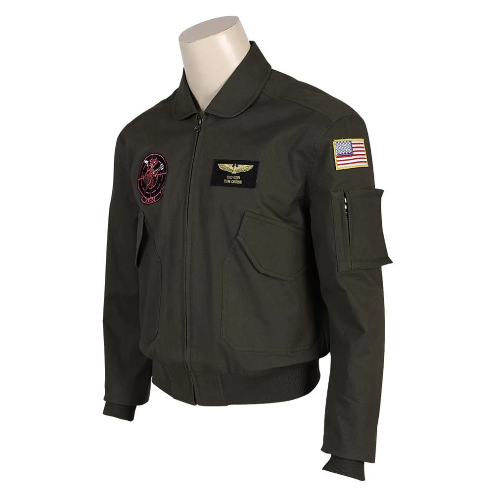 NewCosplay Top Gun Maverick Pilot Jacket Cosplay Costume New Arrivals 4 NewCosplay Top Gun Maverick Pilot Jacket Cosplay Costume New Arrivals