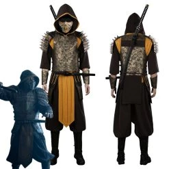 NewCosplay Mortal Kombat Hanzo Hasashi/Scorpion Outfits Halloween Carnival Suit Cosplay Costume New Arrivals