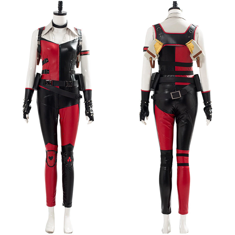 NewCosplay New Arrivals Mortal Kombat 11 Cassie Cage Harley Quinn Skin Halloween Suit Outfit Cosplay Costume 12 NewCosplay New Arrivals Mortal Kombat 11 Cassie Cage Harley Quinn Skin Halloween Suit Outfit Cosplay Costume