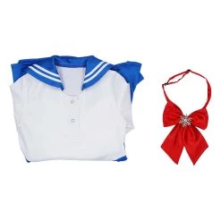 NewCosplay Sailor Moon Kids Girls Blue Dress Outfits Halloween Carnival Suit Cosplay Costume