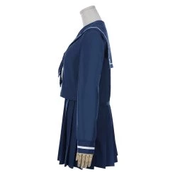 NewCosplay Houkago Teibou Nisshi/Diary Of Our Days At The Breakwater Hina Tsurugi JK Uniform Sailor Suit Cosplay Costume