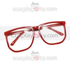 NewCosplay Beyond The Boundary Mirai Kuriyama Red Glasses Frame Cosplay Prop Accessory New Arrivals